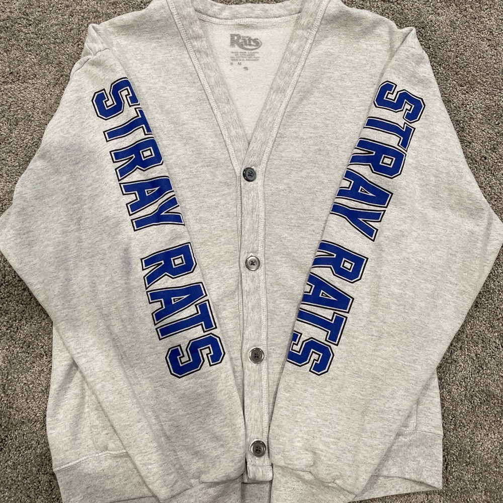 Stray Rats College Fleece Cardigan